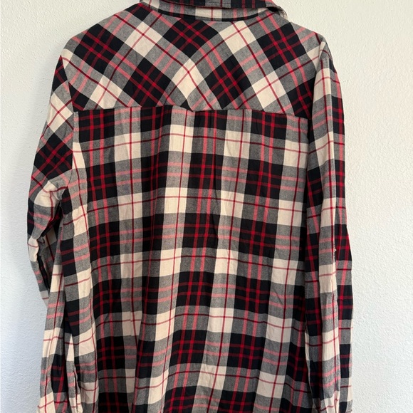 Zara Red and Black Checkered Shirt - Picture 3 of 4